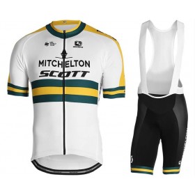 Completo Maglia + Pantaloncino con bretelle 2019 Mitchelton-Scott N002